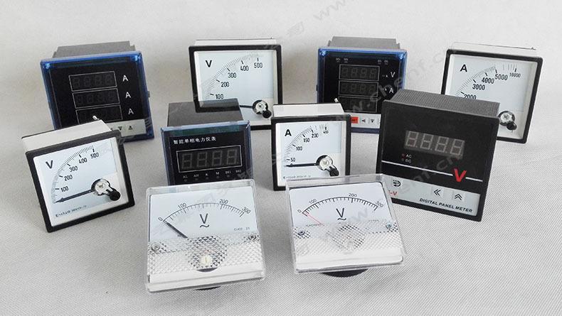 组合表 配电柜电路显示仪器仪表 单相电压 电流 频率组合表
